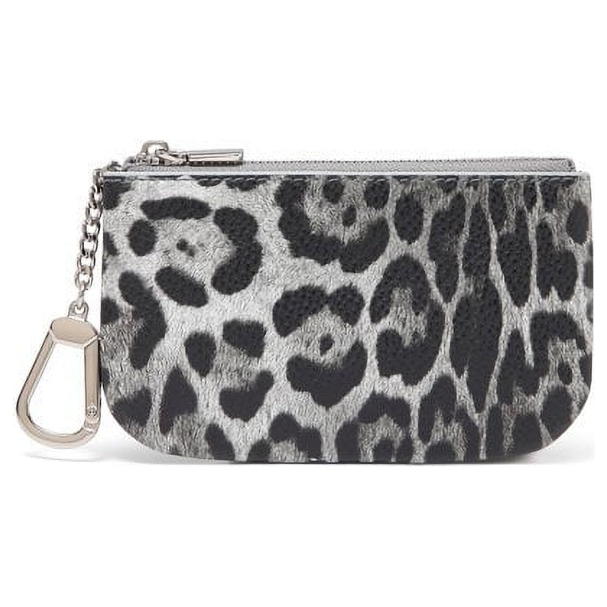 Glamfox - Checker Coin Key Chain Wallet - 2 Colors Available / Cream