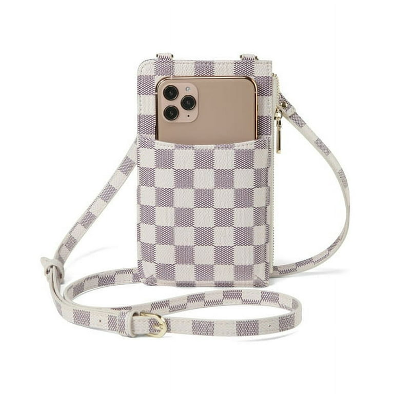 daisy rose, Bags, Daisy Rose White Checkered Wallet