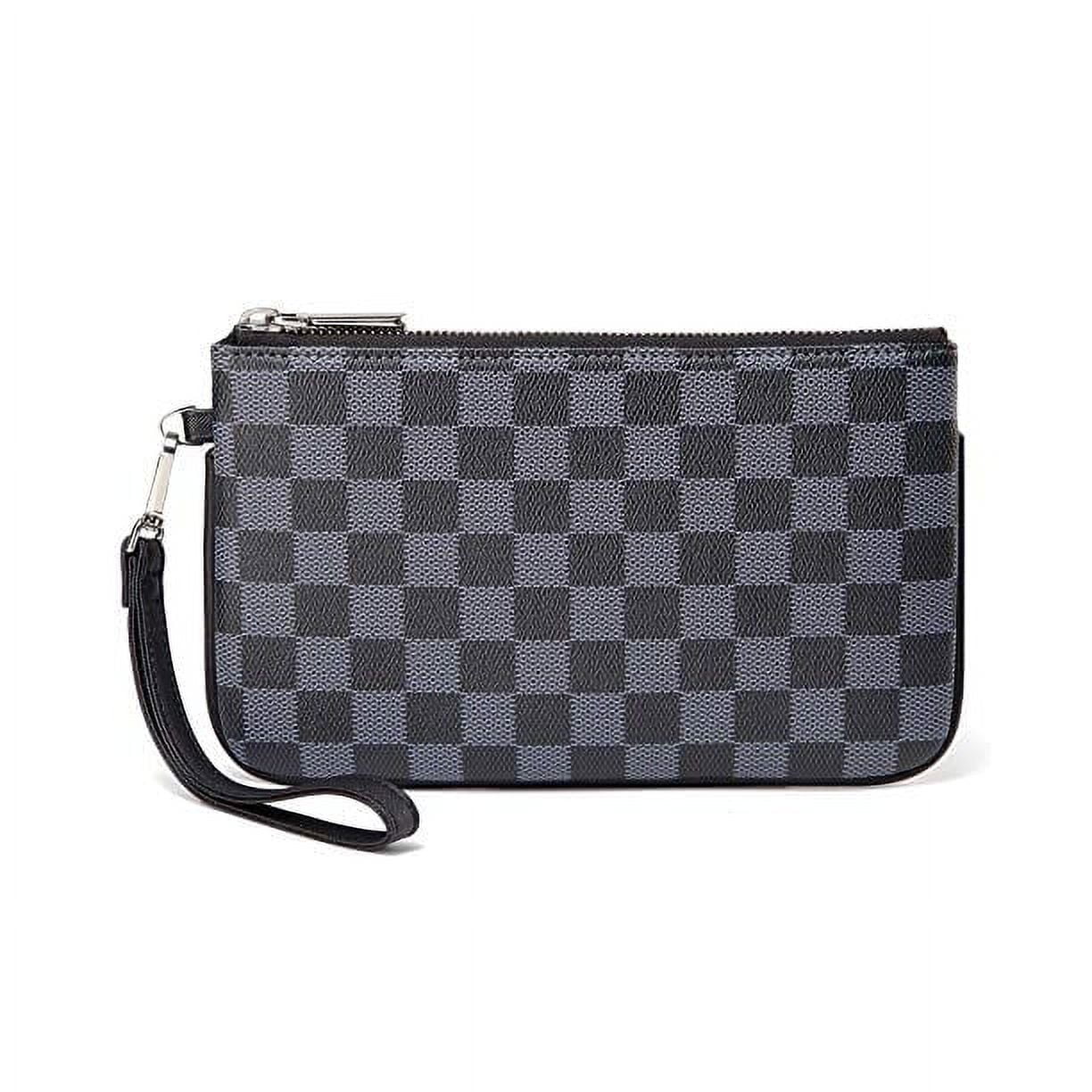 Clutch Daisy Rose Wristlet Daisy Rose Vegan Leather Zip Around