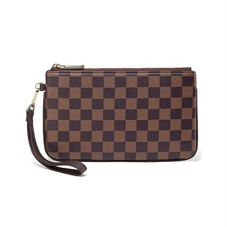 Louis Vuitton Cream Checkered wallet - Designer wallets - Timeless