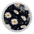 thumbnail image 1 of Daisy Round Glow-in-the-Dark Dresser Hardware Pack: Fluorescent Drawer Pulls & Knobs for Cabinets, Wardrobes, and Dressers, 1 of 6