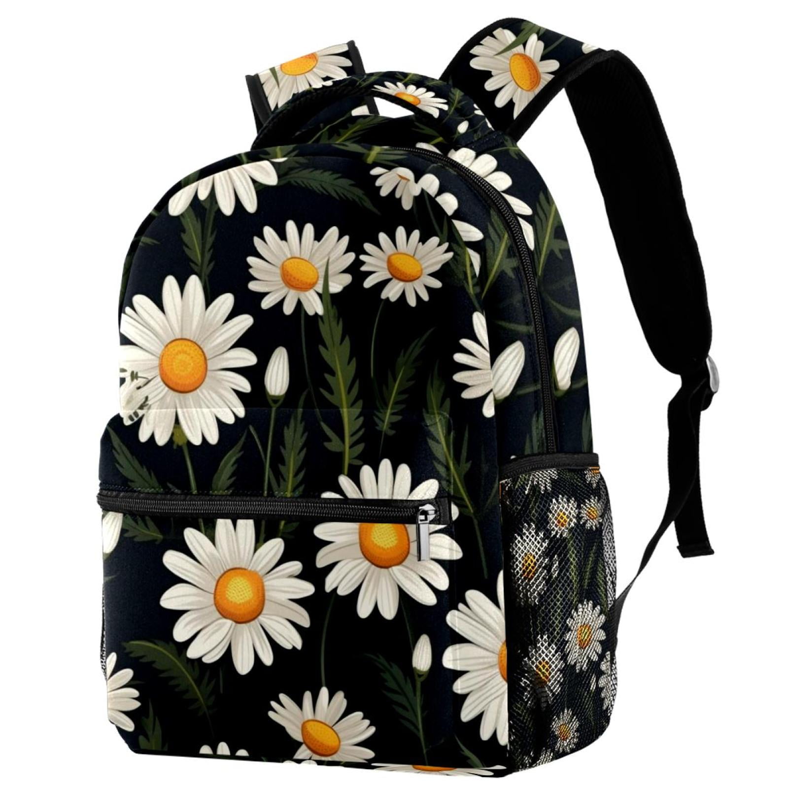 Daisy School Backpack , Travel Bag for Women Girls Men Boys Teens, 29 ...