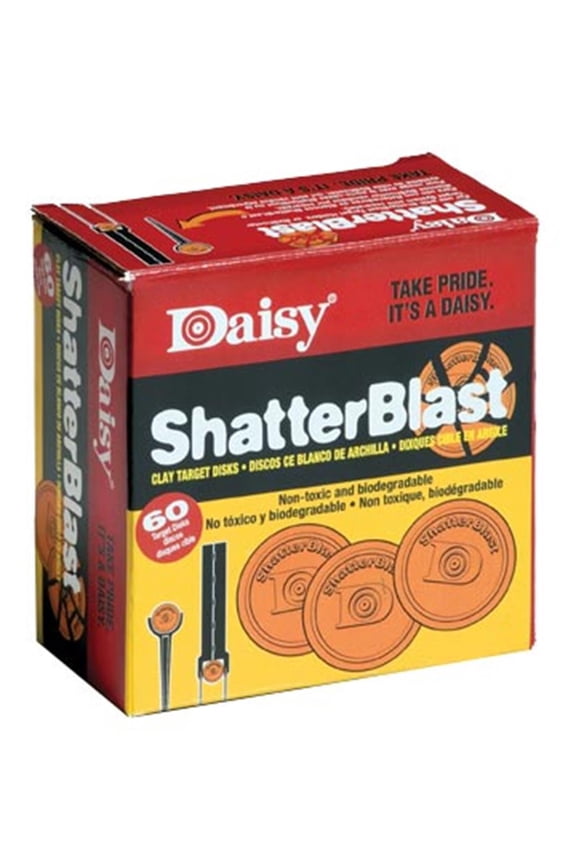 Shatterblast Breakable Refill Target 2" Disks (60 Pack)