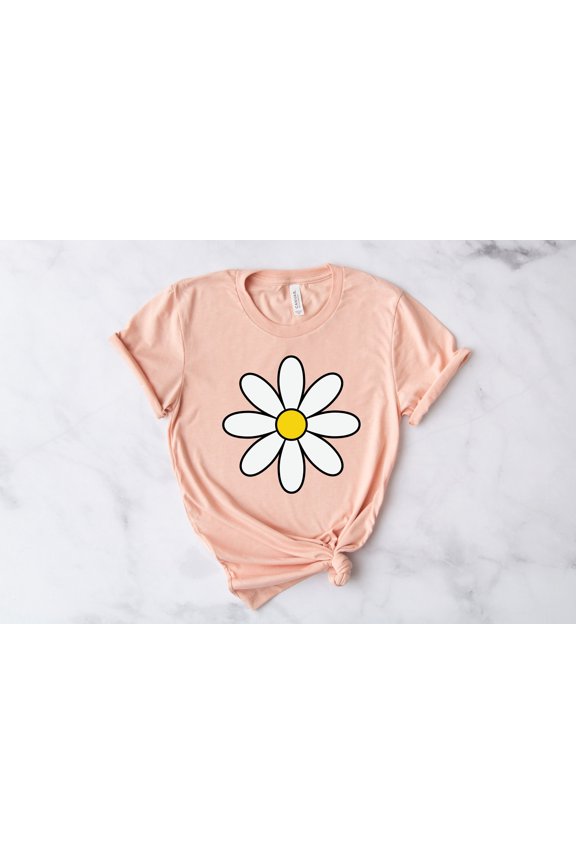 Daisy Shirt, Wildflower Shirt, Boho Shirt, Floral T-shirt Gift, Birth Month Flower, Gift For Sister, Summer Shirt, Women Shirt, Flower Shirt