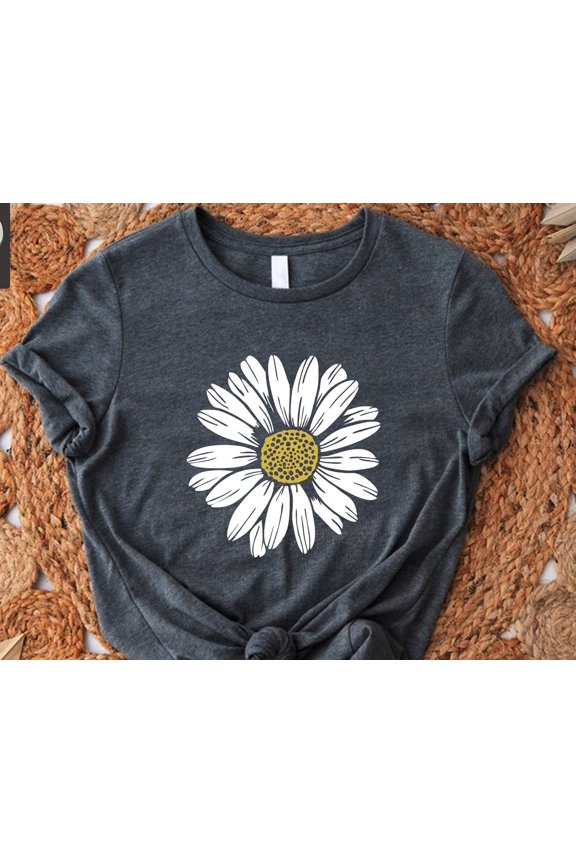 Daisy Shirt Women, Cute Flower Shirt, Floral Shirt Gift, Birth Month Flower, Sister, Daisy Women Shirt,Flower Tee,Mom Birthday Gift SWEATSHIRT All Size S-5XL