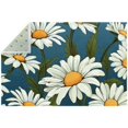 thumbnail image 1 of Daisy Soft Polyester Bathroom Mat Rug Absorbent Quick Dry Shower Floor Carpet for Bath Tub Sink Toilet Modern Geometric Design 200x300cm - Grey, 1 of 6