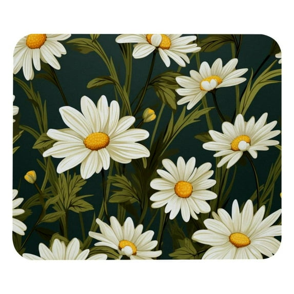 Daisy Square Gaming Mouse Pad, 8.3x9.8 Inch Non-Slip Rubber Bottom Printed Mousepad for Office and Gaming