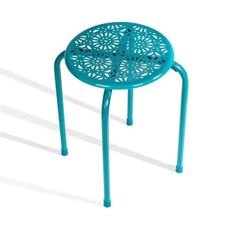 Daisy Stackable Stools, Blue - Pack of 6