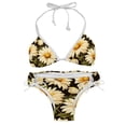 thumbnail image 1 of Daisy Swim Wear Bikini Set with Detachable Sponge & Adjustable Strap, Two-Pack for Versatile Swimming Suit Styles, 1 of 6