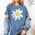 thumbnail image 1 of Daisy T-Shirt, Daisy Flower Shirt, Summer Shirt, Floral Shirt, Gift For Woman, Daisy Lover Gift, 1 of 6