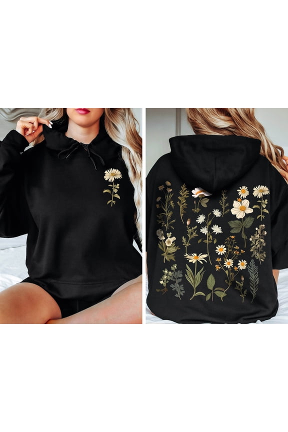 Daisy T-Shirt, Flower Hoodie, Daisy T-Shirt, Daisy Flower Hoodie,Mothers Day Gift, Flower