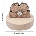 thumbnail image 1 of Daisy Thread Snip Cutters, Tabletop Blade Saver Yarn Cutter with Anti-Slip Stand Wooden Rotary Thread Cutting Tool Sewing Seam Supplies Quilting Notions, 1 of 2