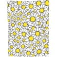 thumbnail image 1 of for Daisy Throw Blanket Floral Daisy Flower Blanket Soft Blankets for Kids Girls Boys Women Gifts Cozy Lightweight Flannel Plush Bed Throws for Sofa Couch Bed Bedding Decor 60"x50" in, 1 of 6
