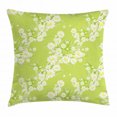 thumbnail image 1 of Daisy Throw Pillow Cushion Cover, Spring Chamomiles Leaf Flora Greenery Yard Budding Flower Grass Graphic Art, Decorative Square Accent Pillow Case, 16 X 16 Inches, Yellow Green White, by Ambesonne, 1 of 2