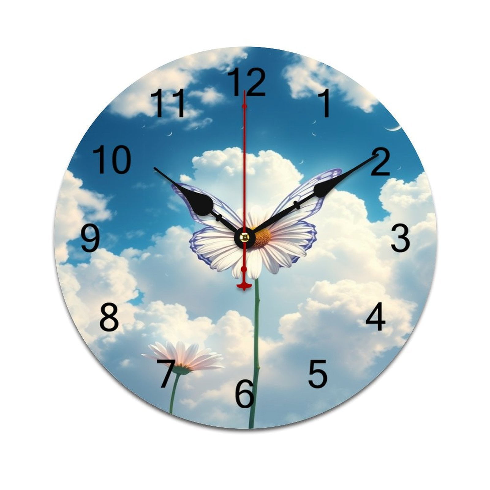 Daisy Time Decorative Wall Clocks Round Large Wall Watch Bedroom Home Daisy Time Decorative Wall Clocks Round Large Wall Watch Bedroom Home