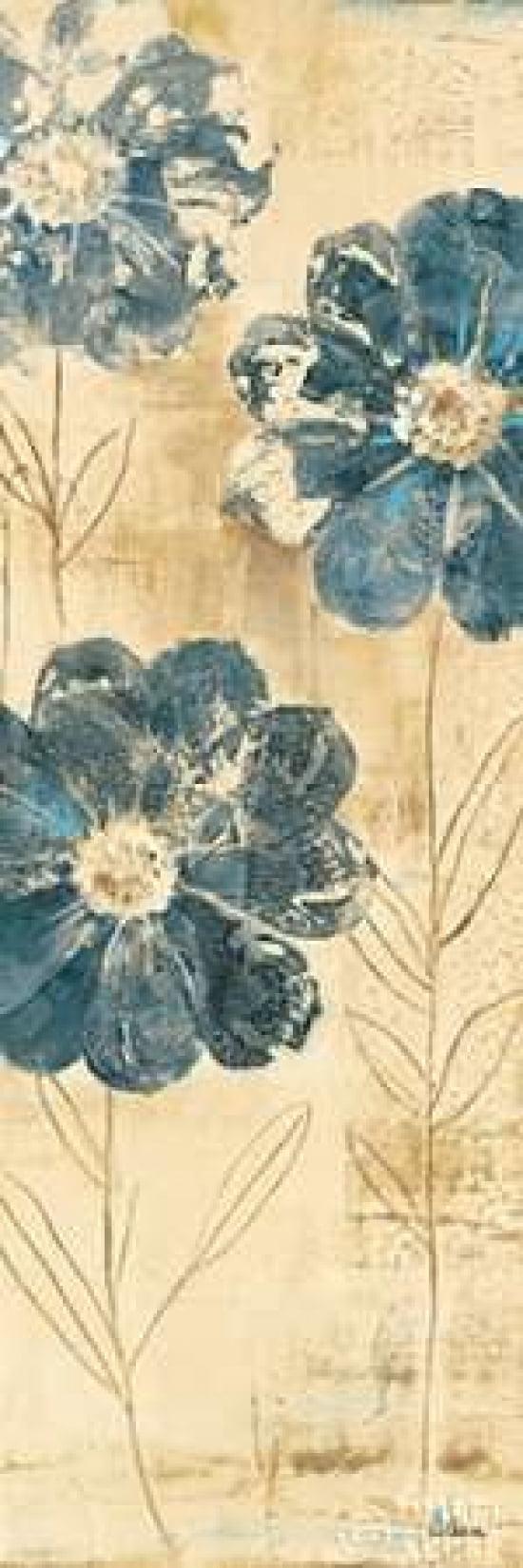 Daisy Trio II Canvas Art - Albena Hristova (8 x 24)