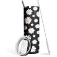 thumbnail image 1 of Daisy Tumbler With Handle and Straw,Daisy Gifts for Women,Daisy Flowers Daisy Coffee Mug Floral Cup Tumbler,Daisy Stuff Decor, 1 of 6