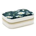 thumbnail image 1 of Daisy Velvet Portable Storage Box with Removable Compartment – Gift-Ready, Earring Holder Jewelry Box and Jewelry Organizer, 1 of 7