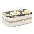 thumbnail image 1 of Daisy Velvet Portable Travel Organizer with Removable Compartment - Gift, Earring Organizer, Storage Box, and Bracelet Holder, 1 of 7