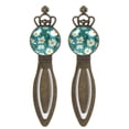 thumbnail image 1 of Daisy Vintage Copper Crown-Shaped Bookmarks: Stainless Steel Reading Accessories and Book Markers, 1 of 5