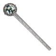 thumbnail image 1 of Daisy Vintage Silver Lace-Edged Bookmark: a Gift for Readers and Book Lovers, 1 of 5