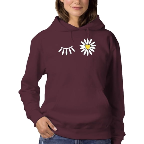 Daisy Wink Hoodie Women -Image by Shutterstock, Female 5X-Large