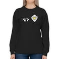 thumbnail image 1 of Daisy Wink Sweatshirt Women -Image by Shutterstock, Female 4X-Large, 1 of 4