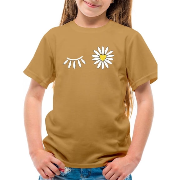 Daisy Wink T-Shirt Juniors -Image by Shutterstock,  Medium