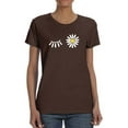 thumbnail image 1 of Daisy Wink T-Shirt Women -Image by Shutterstock, Female x-Large, 1 of 4