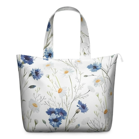 Daisy Women's Large Weekend Travel Bag Moving Canvas Handbag Thick Double Layer Beach Weekend Travel Unisex Hospital Maternity Delivery with Toiletry Waterproof