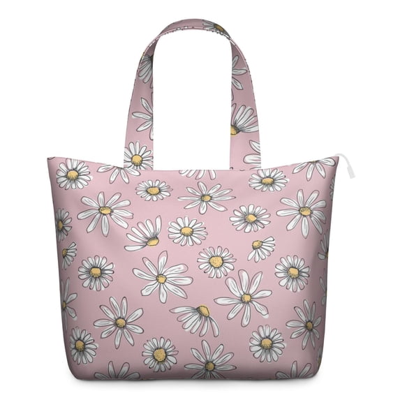 Daisy Women's Large Weekend Travel Bag Moving Canvas Handbag Thick Double Layer Beach Weekend Travel Unisex Hospital Maternity Delivery with Toiletry Waterproof