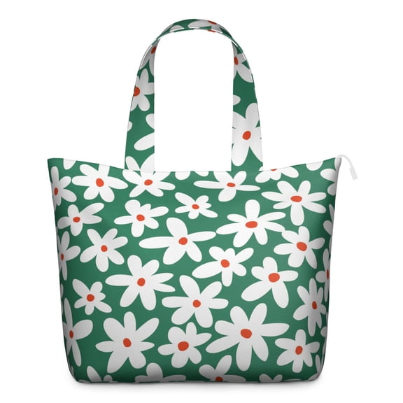 Daisy Women's Large Weekend Travel Bag Moving Canvas Handbag Thick Double Layer Beach Weekend Travel Unisex Hospital Maternity Delivery with Toiletry Waterproof