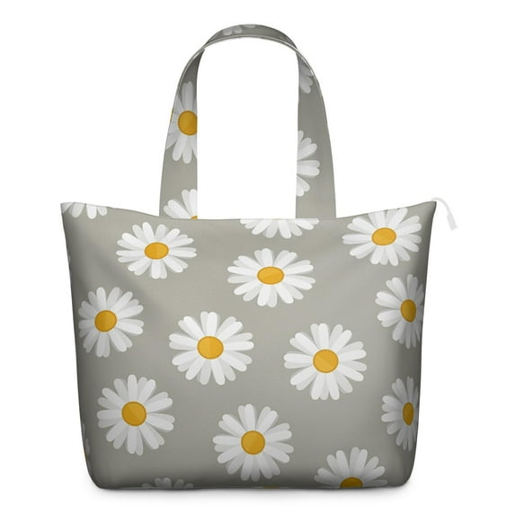 Daisy Women's Large Weekend Travel Bag Moving Canvas Handbag Thick Double Layer Beach Weekend Travel Unisex Hospital Maternity Delivery with Toiletry Waterproof