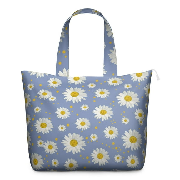 Daisy Women's Large Weekend Travel Bag Moving Canvas Handbag Thick Double Layer Beach Weekend Travel Unisex Hospital Maternity Delivery with Toiletry Waterproof