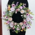 thumbnail image 1 of Daisy Wreath Daisy Chain Wreath, 50cm Artificial Floral Hoop for Front Door Wall, Bohemian Spring Summer Wedding Ceremony Decor, Fake Flower Garland Daisy Chain Wreath, 1 of 9
