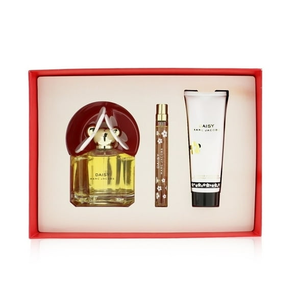 Daisy by Marc Jacobs for Women - 3 Pc Gift Set 3.4oz EDT Spray, 0.33oz EDT Spray, 2.5oz Body Lotion