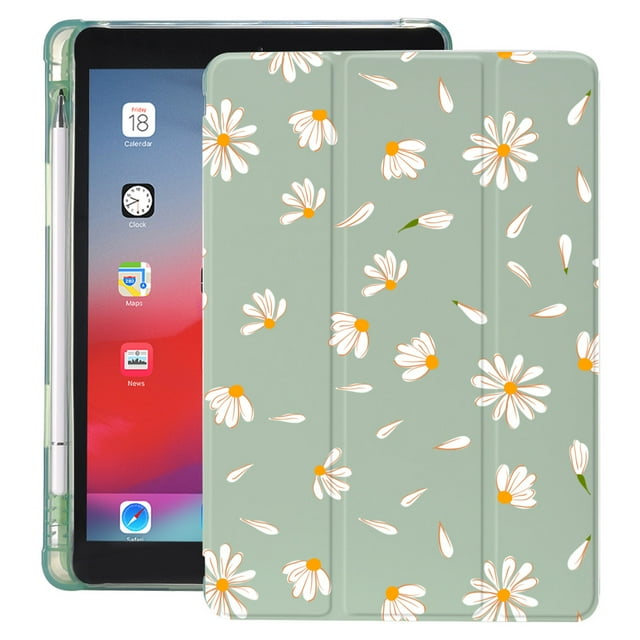 Daisy for Air 5 4 iPad Pro 2021 Case Cute Air 2 Pencil Holder 9 8th