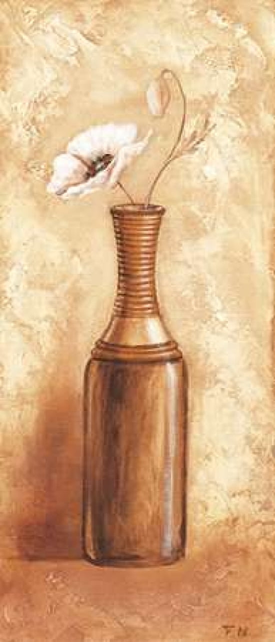 Daisy in vase I Canvas Art - Frans Nauts (10 x 20)