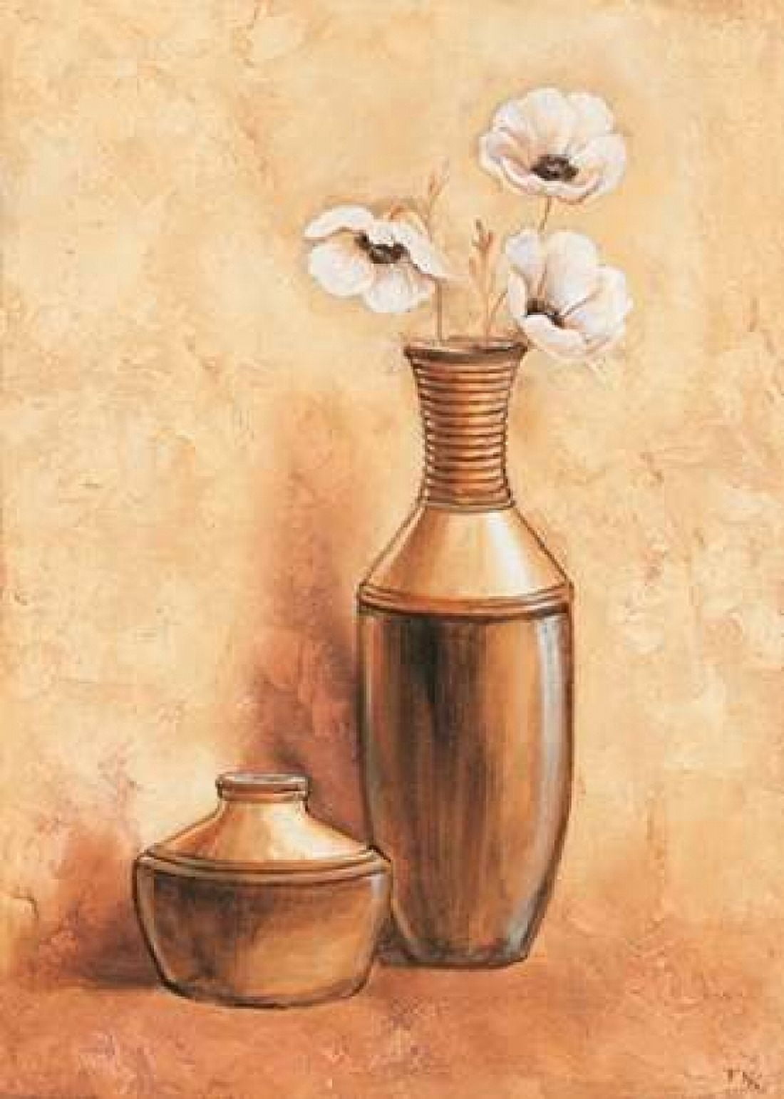 Daisy in vase II Canvas Art - Frans Nauts (20 x 28)