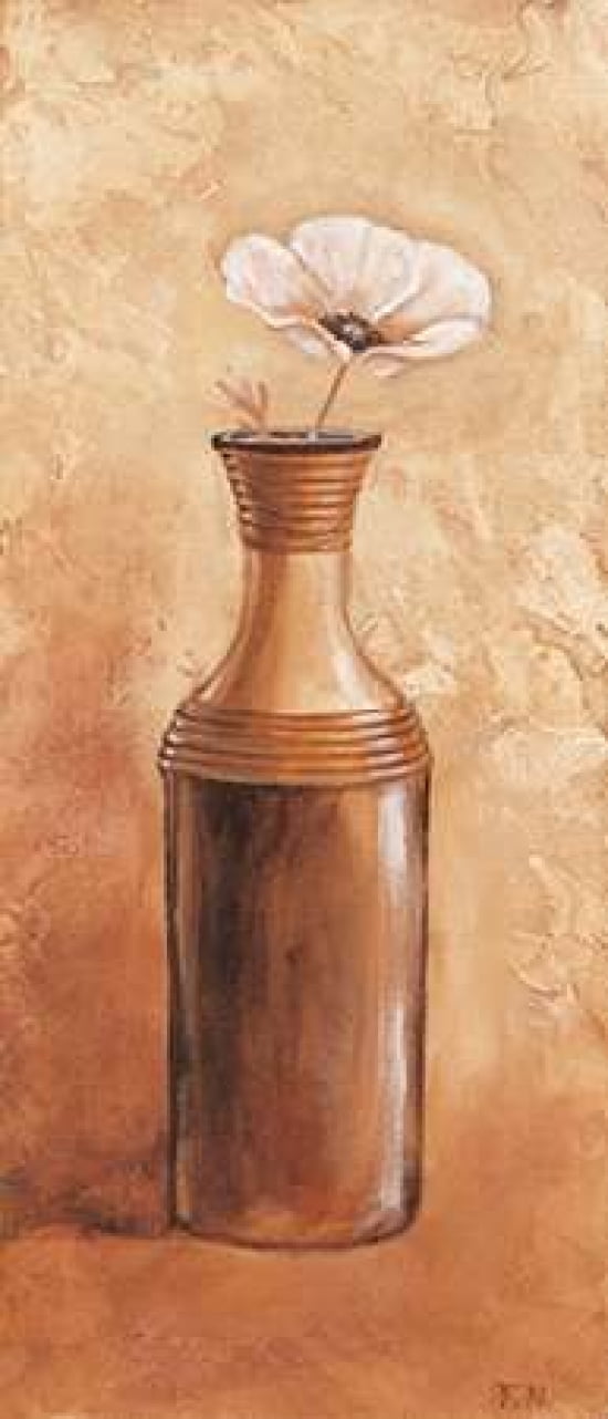 Daisy in vase III Canvas Art - Frans Nauts (24 x 48)