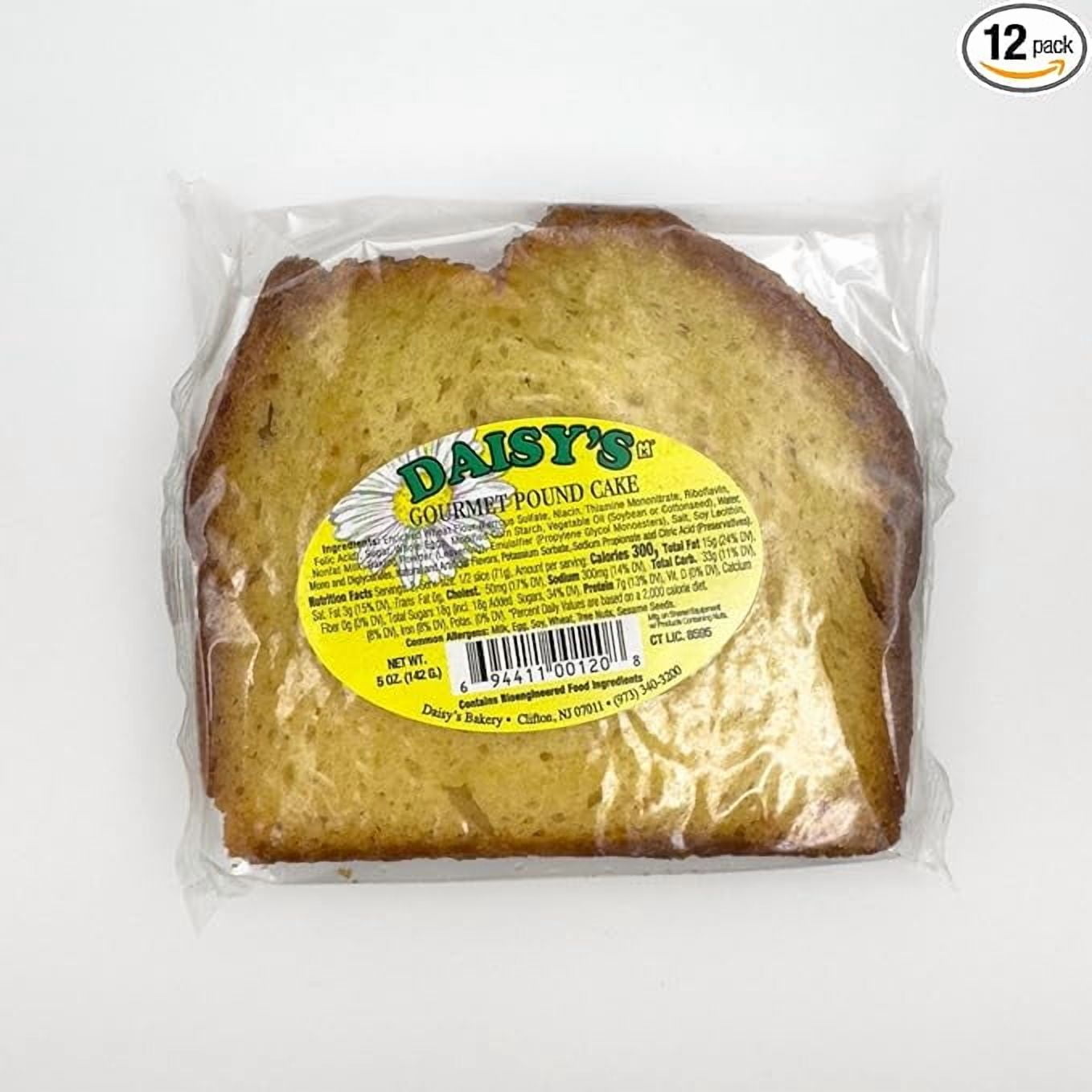 Daisy's Gourmet Pound Cake 5 oz (Pack of 12)