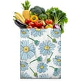 thumbnail image 1 of Daisy with Inspirational Quote Tote Bag - Foldable, Durable & Eco-Friendly Grocery Bag, 1 of 6