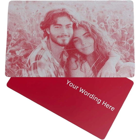 Daisyco Gifts Personalized Anniversary Wallet Insert for Men, Aluminum Engraved Keepsake Gift for Boyfriend