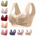 thumbnail image 1 of Daisyy Bras for Women Emily Wireless Running Everyday Sleep Bras Climbing Older Women Bra - Complexion,36, 1 of 5