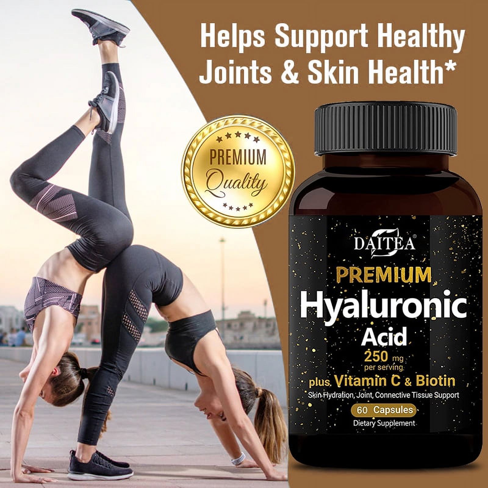 Daitea Hyaluronic Acid Supplement Skin Moisturizing, Joint