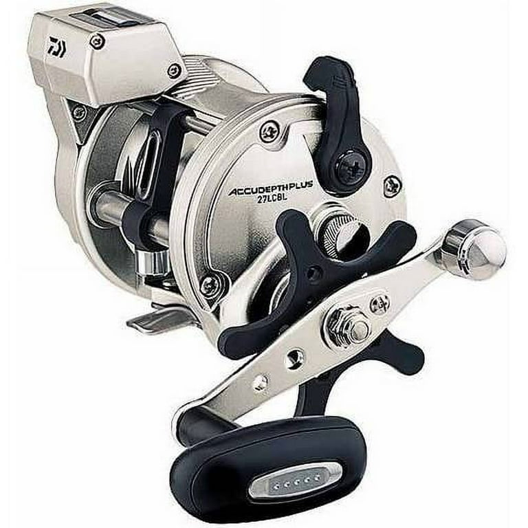 Daiwa Accudepth Plus-B 4.2:1 Line Counter Casting Fishing Reel, Left Hand - Adp27lcbl