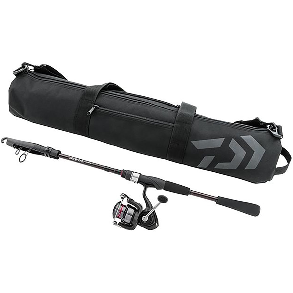 Daiwa Compact Travel Rod and Reel Combo Kit - DTC25BI72TMFSE