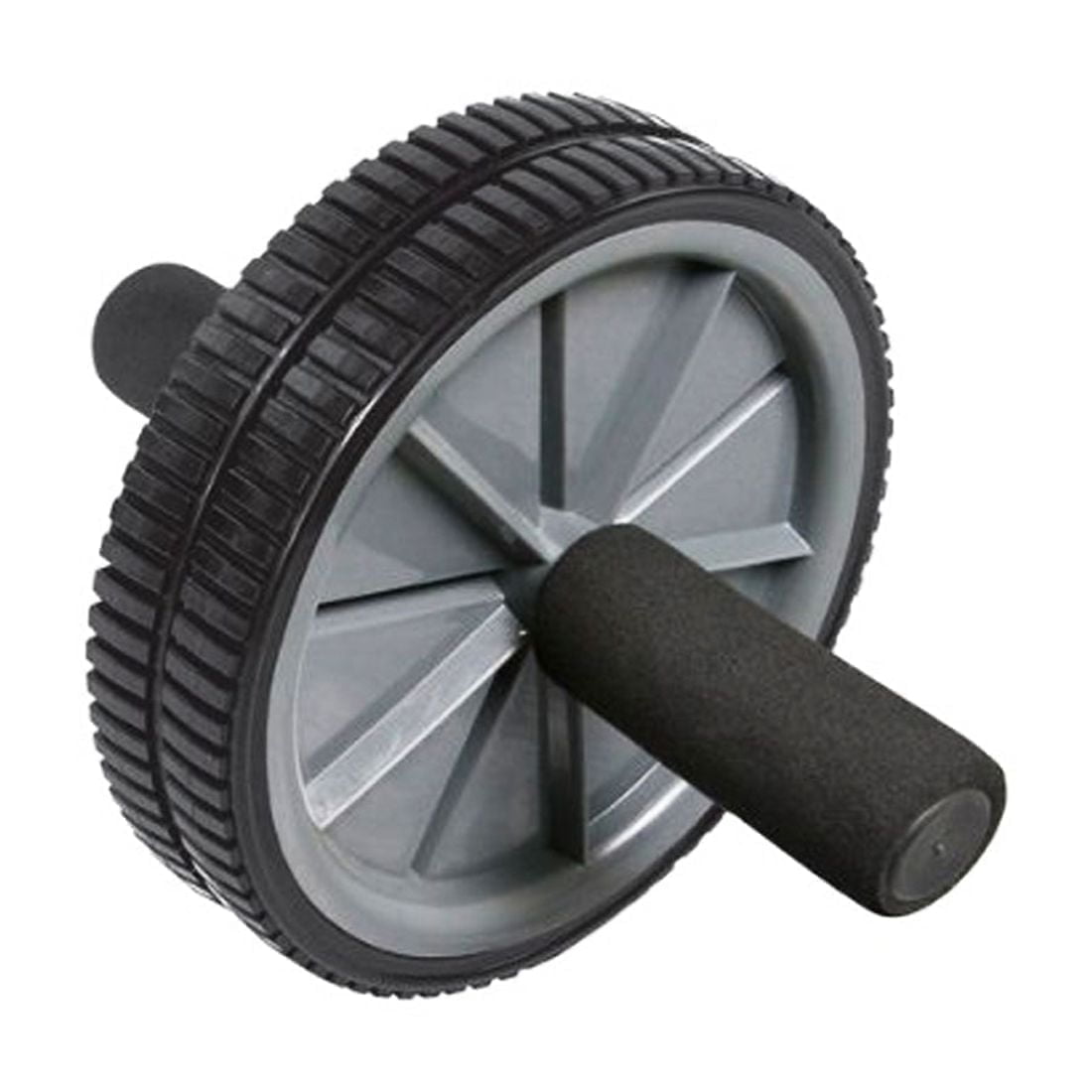 Daiwa Felicity Core Fitness Wheel Ab Roller for Core & Ab Workout with Easy-Glide Wheel & Padded Handles Home Gym Exercise Equipment