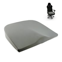 Daiwa Felicity EZE BACK SEAT Memory Foam Posture Support Cushion – Ergonomic Support for Office Chair, Car, and Home – Wedge Design to Improve Sitting Posture & Reduce Spinal Pressure - Gray
