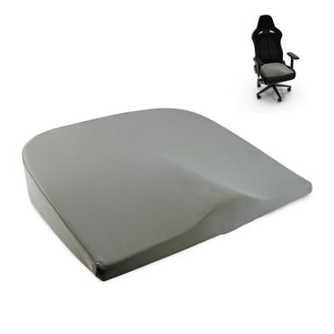 Daiwa Felicity EZE BACK SEAT Memory Foam Posture Support Cushion – Ergonomic Support for Office Chair, Car, and Home – Wedge Design to Improve Sitting Posture & Reduce Spinal Pressure - Gray